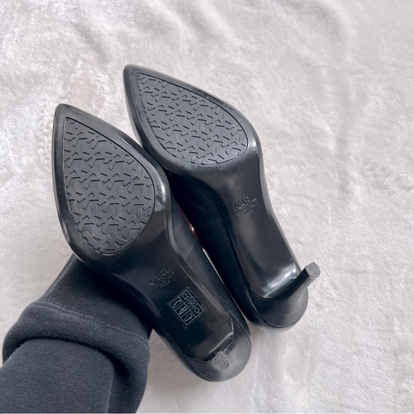 Karl Lagerfeld Paris Royale Leather Pumps - Picture 7 of 7